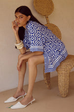 Load image into Gallery viewer, Alara Short Sleeve Shirt - Alara Navy
