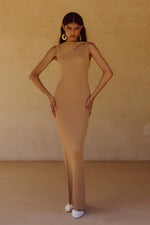 Load image into Gallery viewer, Elowen Knit Maxi Skirt - Fawn
