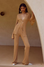Load image into Gallery viewer, Elowen Knit Pant - Fawn
