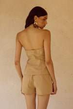 Load image into Gallery viewer, Astrid Halter Top - Camel
