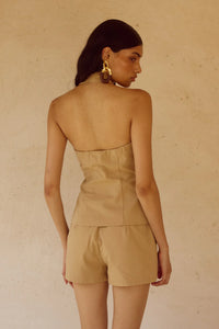 Astrid Halter Top - Camel