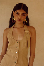 Load image into Gallery viewer, Astrid Halter Top - Camel
