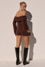Load image into Gallery viewer, Anneliese Knit Hot Short - Chocolate
