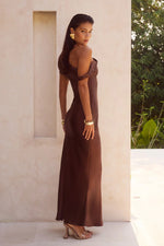 Load image into Gallery viewer, Gia Maxi Dress - Chocolate
