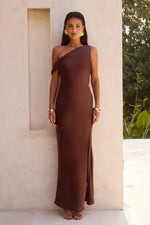 Load image into Gallery viewer, Gia Maxi Dress - Chocolate
