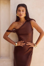 Load image into Gallery viewer, Gia Maxi Dress - Chocolate
