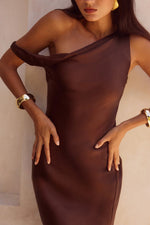 Load image into Gallery viewer, Gia Maxi Dress - Chocolate
