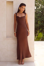 Load image into Gallery viewer, Margot Maxi Dress - Chocolate
