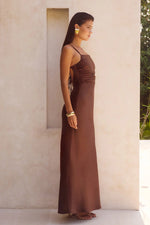 Load image into Gallery viewer, Lucienne Maxi Dress - Chocolate
