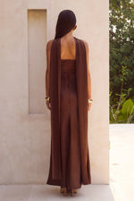 Load image into Gallery viewer, Elsa Maxi Dress - Chocolate
