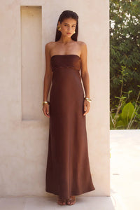 Elsa Maxi Dress - Chocolate