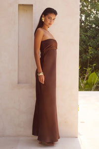 Elsa Maxi Dress - Chocolate