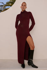 Load image into Gallery viewer, Patricia Sleeved Maxi Dress - Burnt Red
