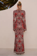 Load image into Gallery viewer, Sienna Sleeved Top - Brodie Red
