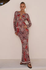 Load image into Gallery viewer, Sienna Sleeved Top - Brodie Red
