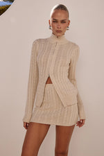 Load image into Gallery viewer, Katerina Long Sleeve Knit Top - Cream
