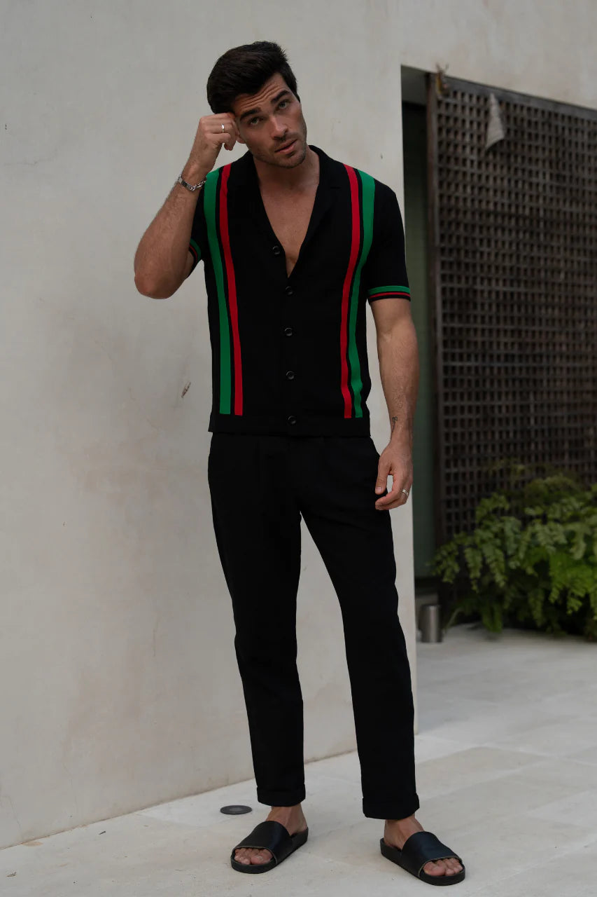 Benny Shirt - Black Multi