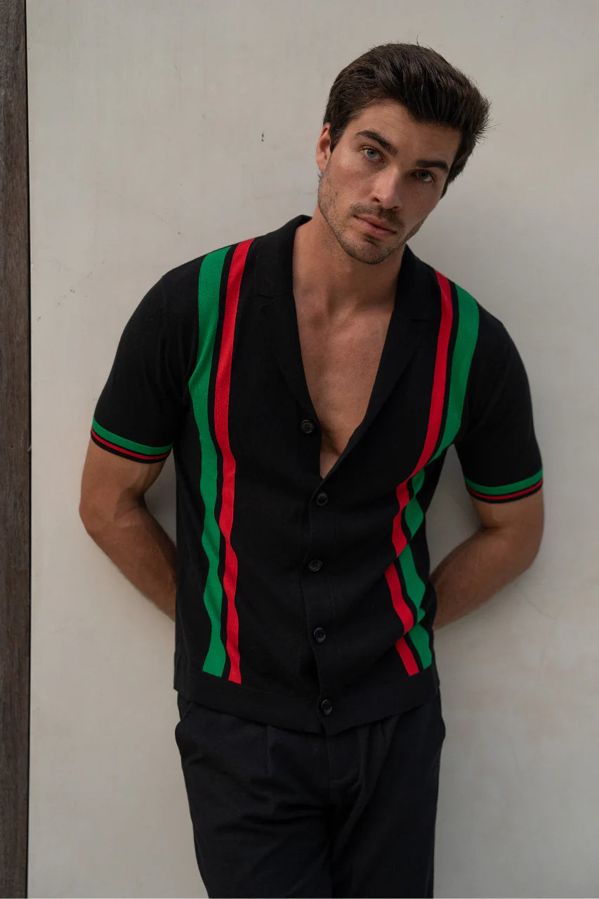 Benny Shirt - Black Multi
