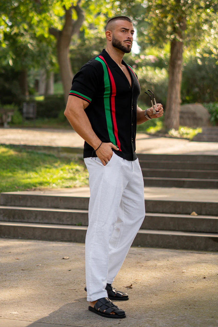 Benny Shirt - Black Multi