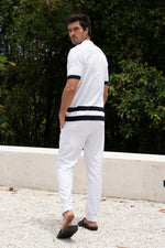Load image into Gallery viewer, Reggie Shirt - White/Navy
