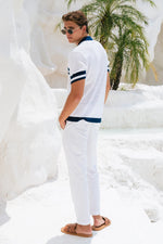 Load image into Gallery viewer, Owen Shirt - White/Navy
