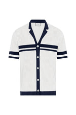 Load image into Gallery viewer, Owen Shirt - White/Navy
