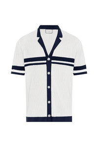Owen Shirt - White/Navy
