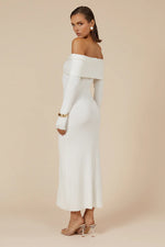 Load image into Gallery viewer, Airilie Midi Dress - White
