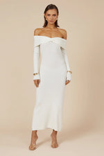 Load image into Gallery viewer, Airilie Midi Dress - White
