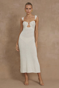 Juno Midi Dress - Ivory