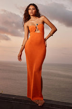 Load image into Gallery viewer, Luna Midi Dress - Orange
