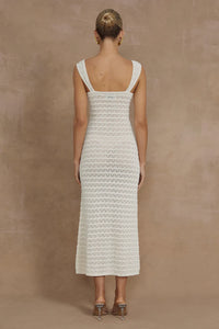 Juno Midi Dress - Ivory