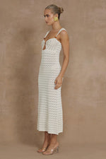 Load image into Gallery viewer, Juno Midi Dress - Ivory
