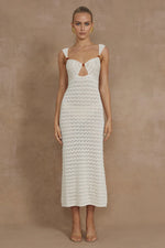 Load image into Gallery viewer, Juno Midi Dress - Ivory
