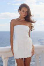 Load image into Gallery viewer, Rosaline Mini Dress - White
