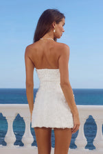 Load image into Gallery viewer, Rosaline Mini Dress - White

