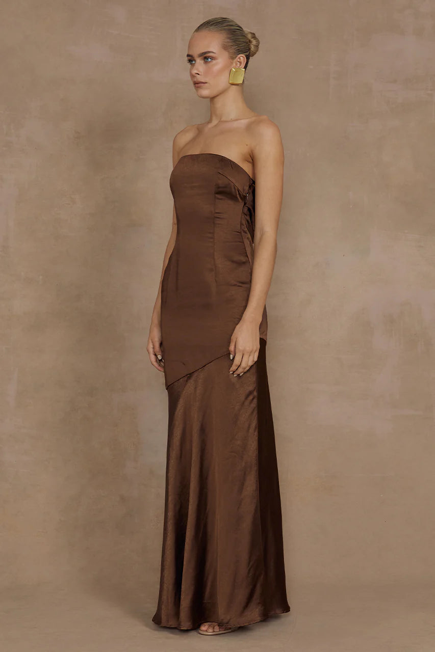 Mulani Maxi Dress - Espresso