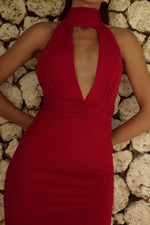 Load image into Gallery viewer, Antonie Maxie Dress - Cherry
