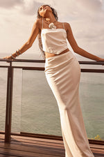 Load image into Gallery viewer, Kalina Maxi Skirt - White
