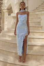 Load image into Gallery viewer, Lamiya Maxi Dress - Light Blue
