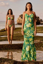 Load image into Gallery viewer, Posanto Maxi Dress - Palm Print

