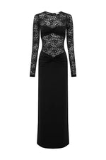 Load image into Gallery viewer, Larna Sleeved Maxi Dress - Black
