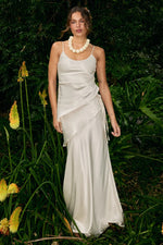 Load image into Gallery viewer, Larissa Asymmetrical Hem Top - Off White

