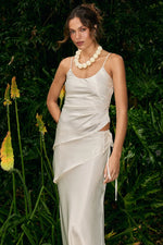 Load image into Gallery viewer, Larissa Asymmetrical Hem Top - Off White
