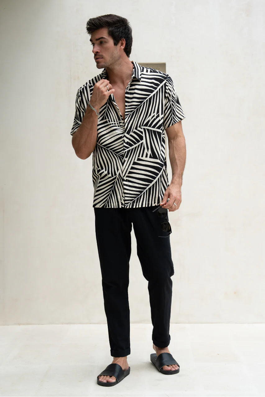 Chase Shirt - Black Palm