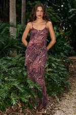 Load image into Gallery viewer, Kodi Asymmetrical Hem Top - Triana Choco
