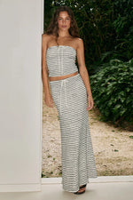 Load image into Gallery viewer, Zinnia Maxi Skirt - White
