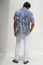 Load image into Gallery viewer, Chase Shirt - Blue Palm
