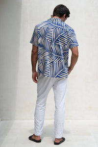 Chase Shirt - Blue Palm