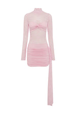 Load image into Gallery viewer, Larna Sleeved Mini Dress - Musk
